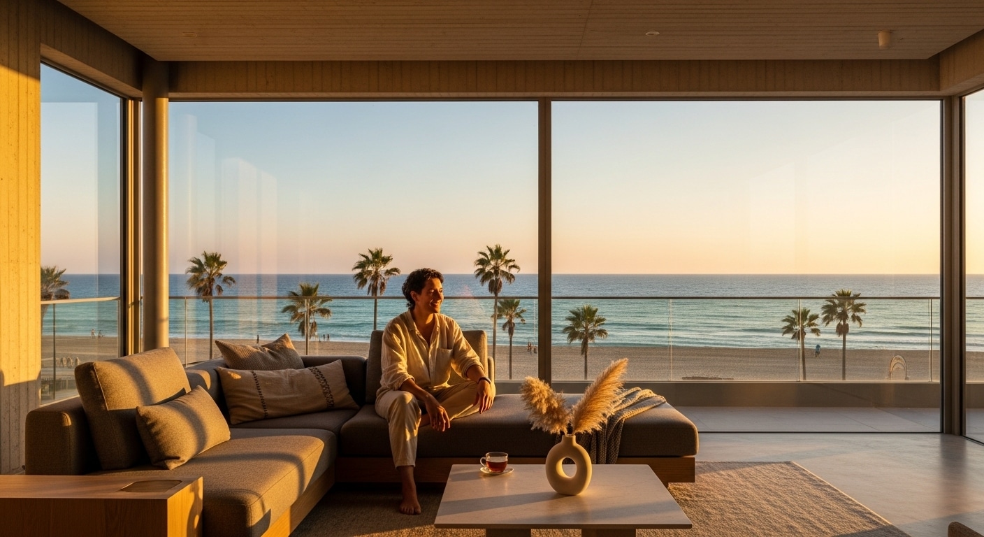 דירה עם נוף לים